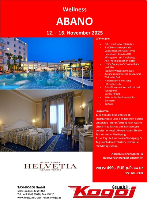 Wellness Abano November